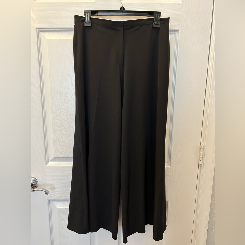 Marithe Francois Girbaud Italy Women's Size 29 Black Career Palazzo Pants.